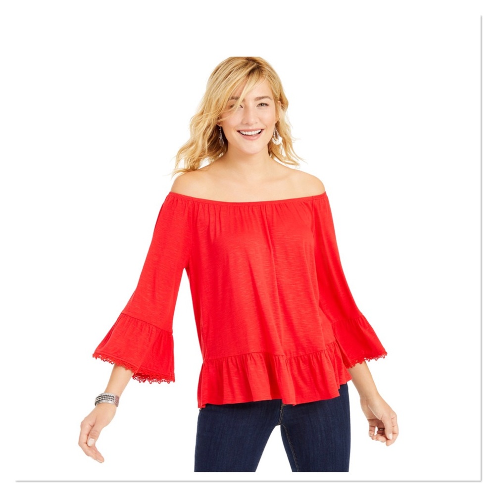 Style & Co. Off the Shoulder Top